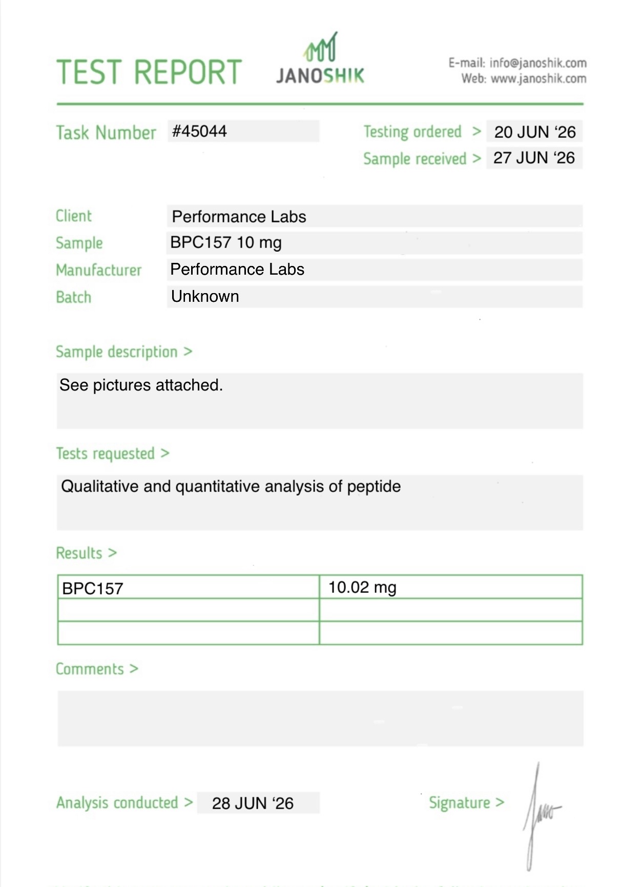 BPC-157 - 10mg